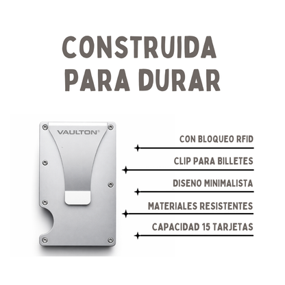 Billetera VAULTON® Silver