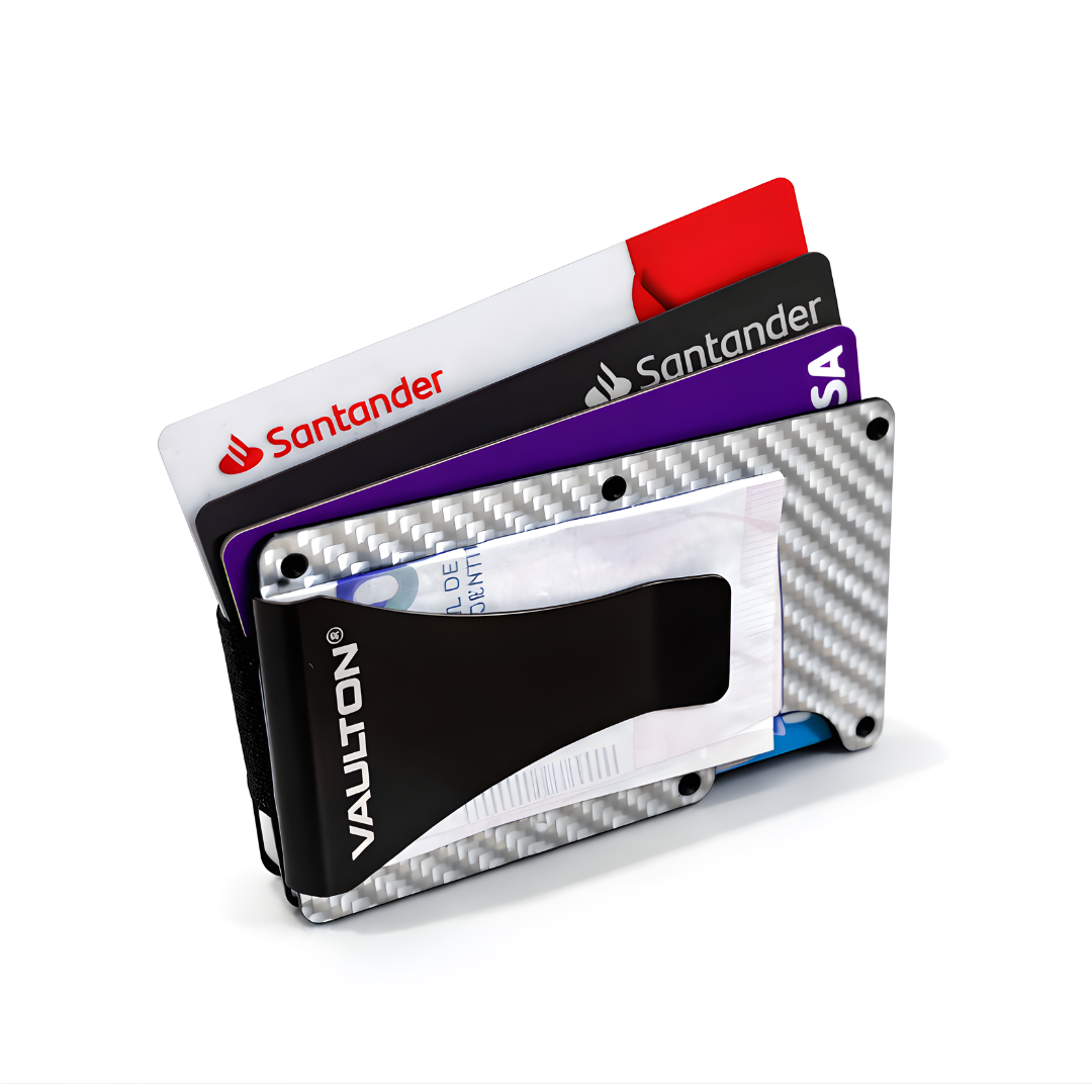 Billetera VAULTON® Carbono Silver