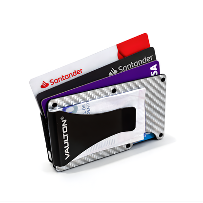 Billetera VAULTON® Carbono Silver